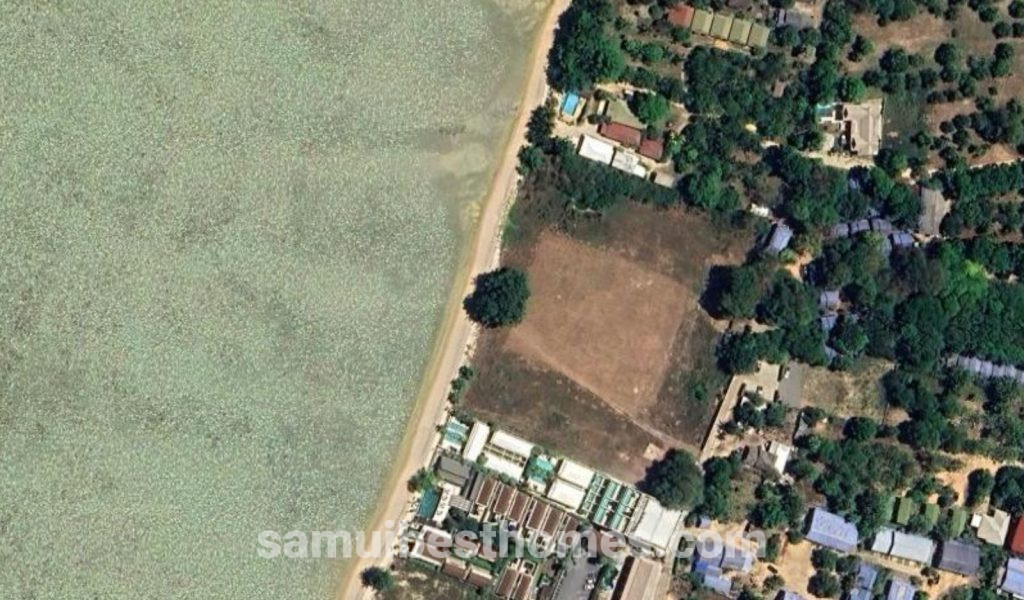Beachfront land in Plai Laem